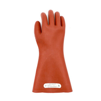 双安 12KV橡胶绝缘手套（手型）带电作业电力配电房安全防触电