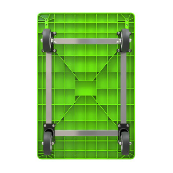 京佳乐JE3510手推车绿色87*57cm物流仓储搬运车平板车承重600斤5寸轻音轮