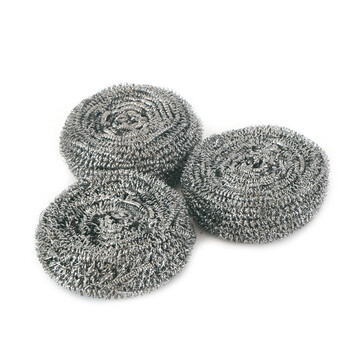 康丽雅 K-0065 不锈钢钢丝球  食堂厨房洗碗钢丝刷 8克*100只装