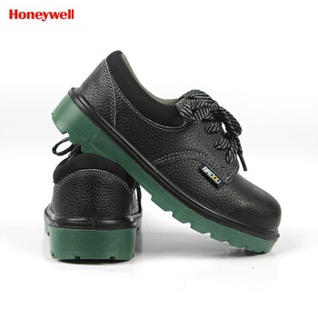 Honeywell霍尼韦尔 BC0919701巴固ECO水牛皮钢头防砸防静电低帮劳保鞋 43码 1双