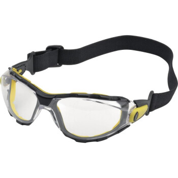 代尔塔（Deltaplus）101136 PACAYA STRAP 运动防护眼镜 防紫外线防尘防风沙防飞溅安全防护镜定做 透明 1副