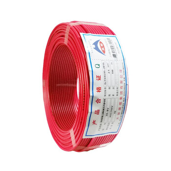 天环 ZR-BV-450/750V-1*2.5 阻燃铜芯单股硬电线 100米 红色