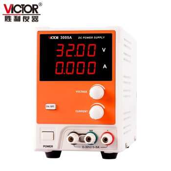 胜利仪器（VICTOR）VC3005A 直流稳压电源开关数显电流表30V/5A 1年维保