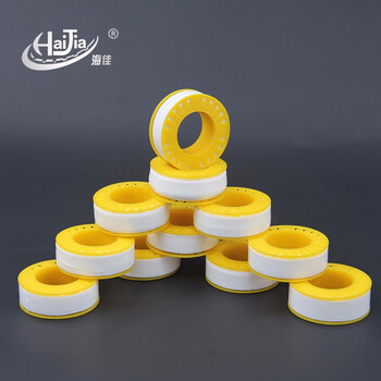 海佳（HaiJia）含油生料带 生胶带水胶布 防水密封带 角阀水管龙头密封胶带 15M*100卷装