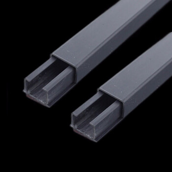 百舸 PVC线槽 带胶走布线槽 明装装饰方形阻燃墙面电线保护套管 黑色15*10mm 五米装(一米一根)