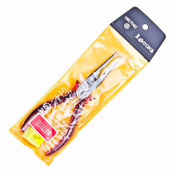 三山（3.peaks）进口电工多用尖咀钳TP-150P-S尖嘴钳 压端子钳6寸150mm