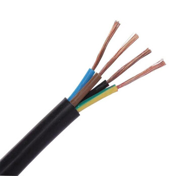 起帆电缆 RVV-300/500V-4*2.5 软护套线 黑色100米【现货】