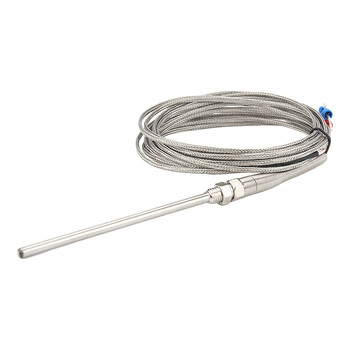 匡建仪表（CONJANT）探针式电偶感温线 K型热电偶 探针热电偶 探头温度传感器 屏蔽线 探针50mm/1米线 