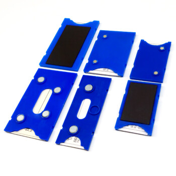 稳斯坦 WST133 磁性标签 仓库标识牌货架标识卡物料卡材料卡片（蓝色4*7强磁）