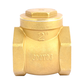 匡建仪表（CONJANT）卧式黄铜止回阀 内螺纹加厚单向阀 逆止阀水泵阀水管水表阀 DN50 