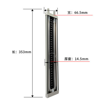 匡建仪表（CONJANT）BYY型不锈钢U型压力计 封闭式压差表 水柱表测压天然气管道压力计 压差计 0-3000pa