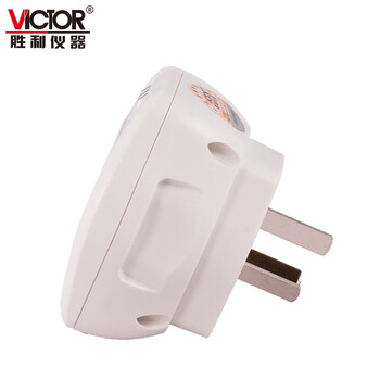 胜利仪器（VICTOR）插座测试仪漏电测试智能电源插座检测仪地线零线火线测试仪 VC479 标配现货
