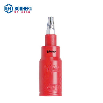 宝合(BOOHER)1/4"系列绝缘花型旋具套筒T40
