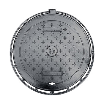 巨成 球墨铸铁井盖圆形重型雨水电力污水消防通信排水盖板沙井盖下水道窨井 Φ700承重10-15吨