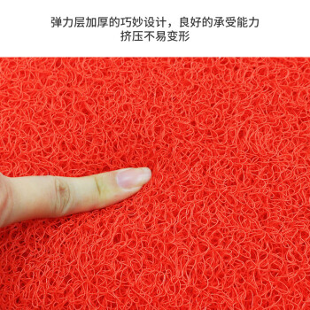 科力邦（Kelibang） PVC丝圈防滑走道垫 加厚耐磨丝圈地毯酒店商场电梯防水防尘隔水垫 宽1.2m*长1m KB1212