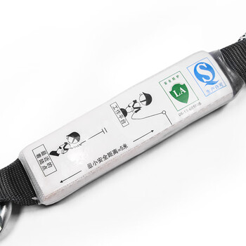 建钢 五点式安全带680810 国标全身式高空作业装备安全绳套装 防坠器保险带含尼龙缓冲绳