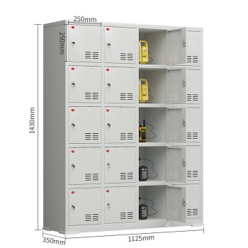 建功立业GY2302电动工具充电柜建筑电动扳手存放柜20门