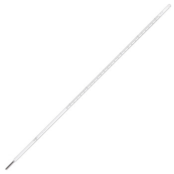 匡建仪表一等标准玻璃温度计WBG系列250-300℃1支长度54cm 分度值0.05℃ 可过检 高精度 实验室用