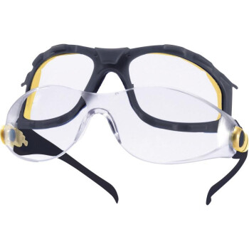 代尔塔（Deltaplus）101136 PACAYA STRAP 运动防护眼镜 防紫外线防尘防风沙防飞溅安全防护镜定做 透明 1副