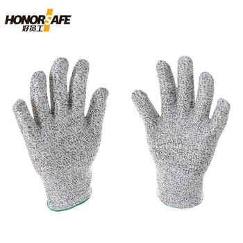 好员工 HPPE防割手套PE-101 13针耐磨耐用劳保手套 机械维修金属加工手套 10付 L码