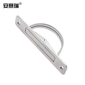 安赛瑞 不锈钢旋转拉手 304不锈钢榻榻米暗藏拉手隐形嵌入内嵌式隐藏门把手 两孔间距76mm 430771
