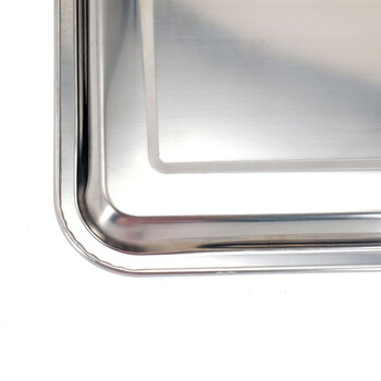 金固牢 KCzy-94  不锈钢方盘 酒店托盘餐盘存储盘 长方形烤盘菜盘烧烤盘 04厚27*20*2浅