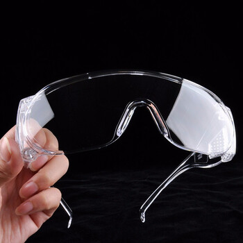 安美尚（ams）A2201防冲击访客眼镜  防雾（可与近视眼镜一起佩戴）透明镜片 1副