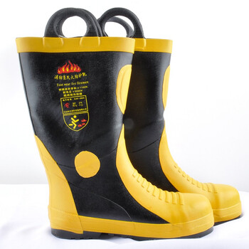 宏兴（Hong Xing）DA-085 02款消防抢险救援靴子 灭火阻燃隔热防护靴  定做 42码 1双