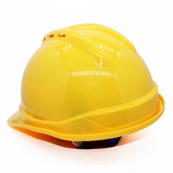 重安（CHONG AN）78型安全帽 ABS塑料V型透气孔头盔安全帽 黄色