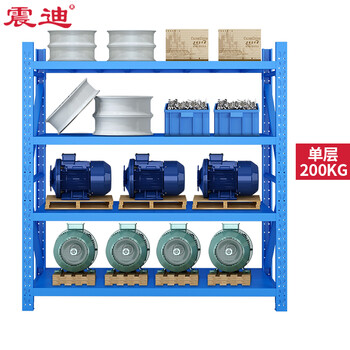 震迪仓储货架中型库房货架商场货架服装工厂架200kg/层SD1580可定制