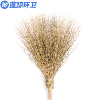 蓝鲸环卫 小号无叶竹竿扫把1把装 手工竹扫帚竹笤帚物业大扫把环卫LJHW-9320