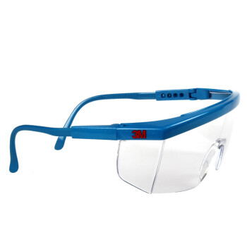 3M 1711AF防雾防紫外线防风沙防冲击工业实验劳保透明防护眼镜 定做 1付 赠送眼镜袋