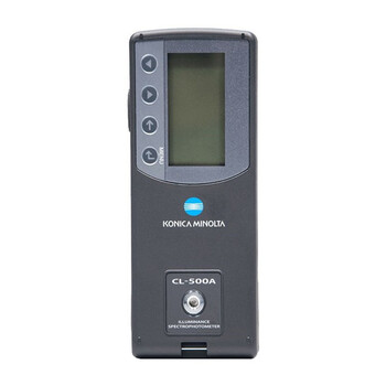 KONICA MINOLTA日本柯尼卡美能达手持式分光辐射照度计CL-500A色度色差显色指数检测