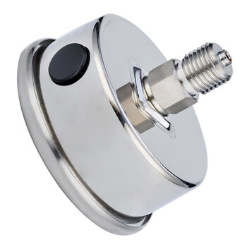 匡建仪表（CONJANT）YTN-60BFZ 不锈钢耐震压力表轴向无边 抗震耐高温防腐蚀 0-1.6mpa 