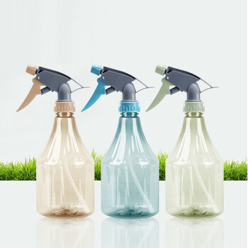 益美得 FH-2102 塑料锥形气压式小喷壶酒精清洁喷雾壶浇水壶  颜色随机 750ml