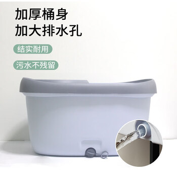 亿丽佳 旋风拖把免手洗旋转拖吸水拖布拖地桶干湿两用甩干懒人拖把木地板墩布桶拖地神器（金色摇签） 5件/组