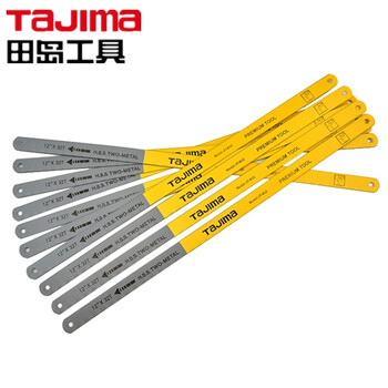 田岛（TAJIMA）JT-B24*10 钢锯条手工24齿双金属防锈切不锈钢 通用型中齿10根