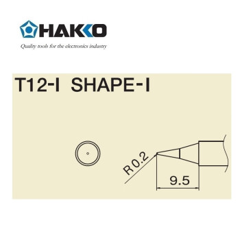 日本白光（HAKKO）FX951 专用焊嘴 T12系列焊嘴 尖型弯尖型 T12-I（消耗品类不涉及维保）