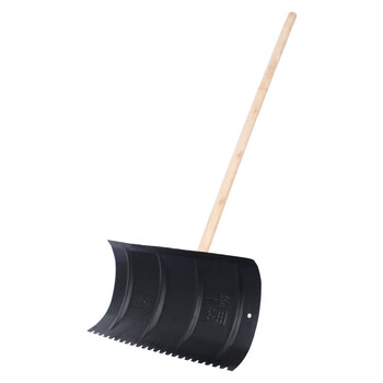 康丽雅 K-0210 木柄可调节款全钢除雪铲 环卫推雪铲除雪板雪锹除雪工具 整套