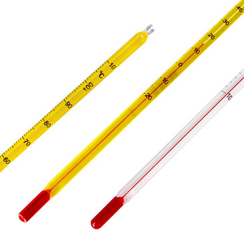 匡建仪表（CONJANT） 玻璃温度计 五支装（-20~110℃）红水煤油液体水温计可过检