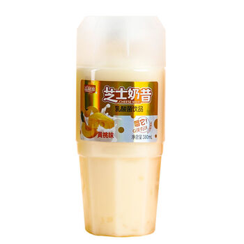 益和源真有果粒乳酸菌饮品早餐芝士奶昔黄桃草莓饮料饮品380ml5瓶整箱
