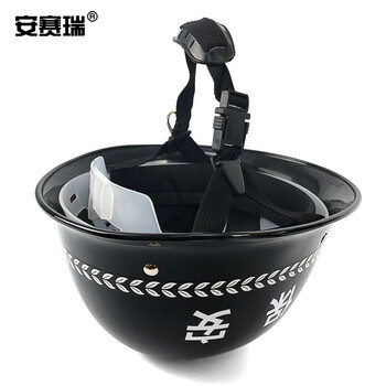 安赛瑞 防暴用品套装（七件套）防暴头盔 T型防暴棍 防暴钢叉 狼牙橡胶棒 防割手套 12690