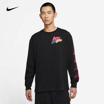 耐克 男子长袖t恤 nike sportswear dm7916 dm7916-010 xs