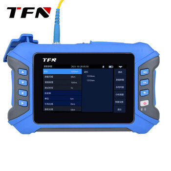 TFN F1K OTDR 光时域反射仪 高精度光纤光缆断点检测仪 手持式触摸屏 F1K