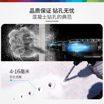 博世（Bosch）四坑锤钻电锤电钻电镐多功能冲击钻SDS plus GBH2-24DRE