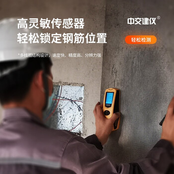 中交建仪R63钢筋检测仪混凝土保护层厚度检测仪一体式钢筋位置测定仪数显钢筋定位仪 BJZJ-R63钢筋检测仪