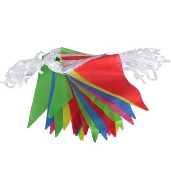 朋安三角彩旗30米长60面小彩旗户外施工现场工地庆祝彩旗婚礼现场生日聚会彩旗