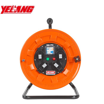 野狼 yelang 电缆盘国标插座漏电保护过热保护线滚子YZW3*2.5mm²/50米 YL-S43FS-1050