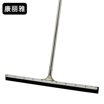 康丽雅  不锈钢杆地刮 黑色橡胶款75CM杆长120CM 卫生间地面清洁刮推水器刮水器 