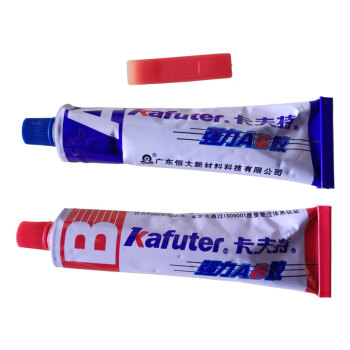 卡夫特 kafuter 强力AB胶 高强度丙烯酸酯结构胶 青红胶 金属塑料胶 70克/盒